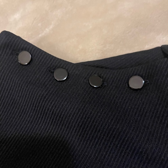 Theory size S , Black Cropped Jacket with White Shirt Layer 100% cotton - Picture 4 of 13